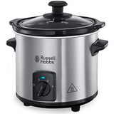 Russell Hobbs 25570-56 Compact Home Slowcooker 1.5L RVS/Zwart