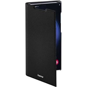 Hama Samsung Galaxy S23 Ultra Slim Pro Hoesje Wallet Case Cover met 2 kaartsleuven magneetsluiting Standfunctie Black