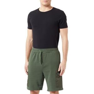 Koton Cargoshorts met ritssluiting en trekkoord voor heren, Khaki (854)