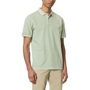 Marc O'Polo Poloshirt Faded Lichtgroen - Heren