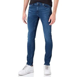 7 For All Mankind Jspdc890 Heren Jeans, Donkerblauw