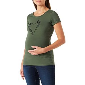 SUPERMOM Bratton T-shirt met korte mouwen voor dames, Thyma - P967, 36, Tijm - P967