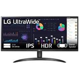 LG 29WQ60A Monitor 29 inch UltraWide 21:9 LED IPS HDR 10, 2560 x 1080, 1ms, AMD FreeSync 100Hz, 14W stereo audio, HDMI 1.4 (HDCP 2.2), Display Port 1.4, USB-C, Flicker Safe, zwart