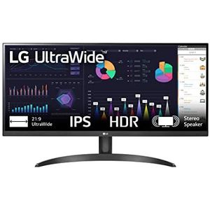 LG 29WQ60A Monitor 29 inch UltraWide 21:9 LED IPS HDR 10, 2560 x 1080, 1ms, AMD FreeSync 100Hz, 14W stereo audio, HDMI 1.4 (HDCP 2.2), Display Port 1.4, USB-C, Flicker Safe, zwart