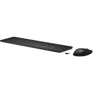 HP 650 draadloos toetsenbord en muis, 20 aanpasbare toetsen, toetsenbord met 6° helling, profieltoetsen en 2 mm slag, cijferblok, verstelbare co DPI-muis, zwart, 4R013AA