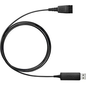 Jabra Link 230 USB-adapter voor Corded QD-headset, zwart