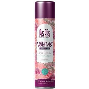 PISPAS Dry Volume droge shampoo voor volume en onmiddellijke frisheid, verwijdert talg en slechte geuren, ideaal voor alle haartypes