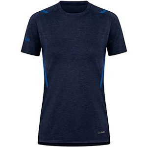 JAKO Challenge T-shirt voor dames, marineblauw/koningsblauw