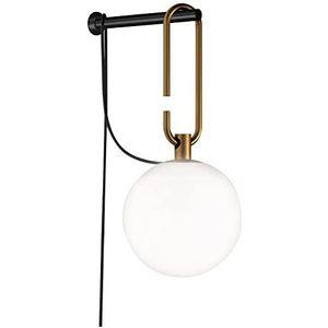 Artemide Hanglamp hanglamp E14 5W wit messing 14cm NH1217