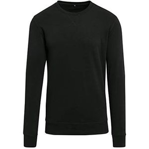 Build Your Brand Sweatshirt voor heren, zwart.