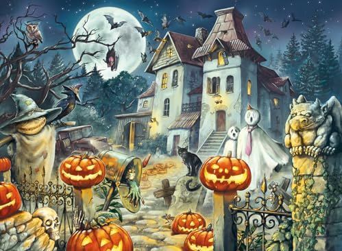 Halloween House Puzzel (300 Stukjes)