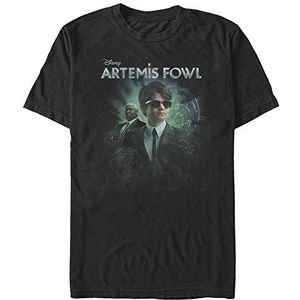 Disney Artemis Fowl Smart Artemis Organic T-shirt à manches courtes unisexe, Noir, L