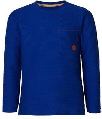 Noppies Boys Tee Hauville T-shirt met lange mouwen voor jongens, Mazarine Blue - N223, 128