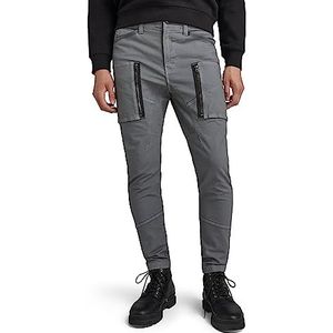 G-STAR RAW Broek met ritssluiting 3D Skinny Cargo Jeans voor heren, Grijs (Axis D21975-d504-5781)