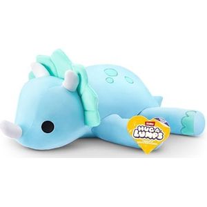 Hug-A-Lumps Dino (Delilah), Weighted Plush, Medium (35 cm), 1,5 kg, Brown Box, (Dino)