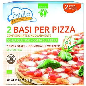 Probios Pizzabodem met extra vierge olijfolie (glutenvrij) bio 330 g