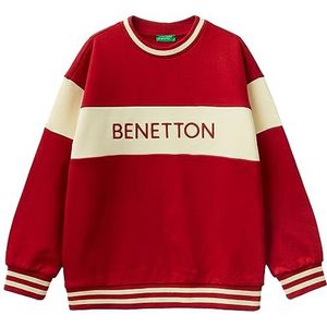 United Colors of Benetton Shirt G/C M/L 3fppc202r Trainingspak, uniseks, kinderen, 1 stuk, Rosso 0v3