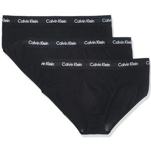 Calvin Klein Lot de 3 slips - Cotton Stretch heren Bikini (3-Pack), Zwart (zwart W. zwart Wb Xwb), XL