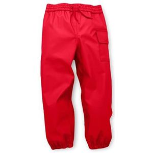 Hatley Childrens Splash Pant-Red regenbroek voor meisjes, rood, 3 jaar, Rood - Rood