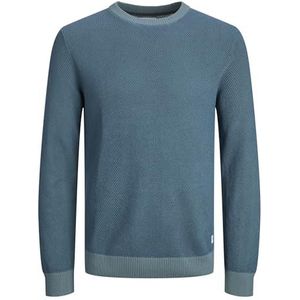 JACK & JONES Jjeglobe Pull en tricot à col rond pour homme, Goblin Blue., XXL