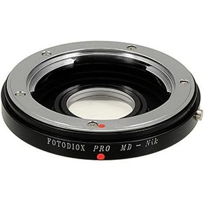 Fotodiox Pro lens mount adapter compatibel met Minolta MD Lenses on Nikon F-Mount camera's