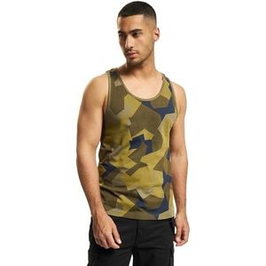 Brandit Tanktop in verschillende kleuren van S tot 7XL, Zweedse camouflage