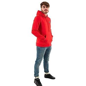 Le Coq Sportif Sweatshirt à Capuche Mixte, Rouge Electro, XXL