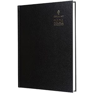 Collins Bureau-weekplanner 2024, A4 (afspraak), bedrijfsplanner en organisator, januari tot december 2024, weekkalender (A40.99-24), zwart