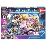 Ravensburger Kinderpuzzel 05721 - PAW Patrol: The Mighty Movie - 2x12 stukjes Paw Patrol puzzel voor kinderen vanaf 3 jaar