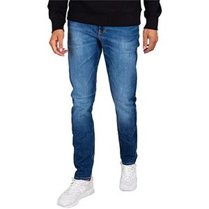 Calvin Klein Jeans Slim Taper Jeans voor heren, denim dark, 32 W/34 L, dark denim