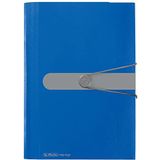 Herlitz 11208402 Vouwmap DIN A4, 12 tabbladen, blauw