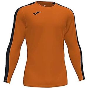 Joma Academy heren T-shirt, lange mouwen, Oranje - Zwart