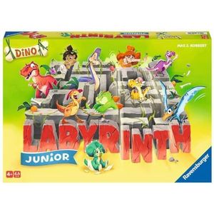 Ravensburger Junior Labyrinth Dino - Het slimme schuifspel voor jonge dino fans