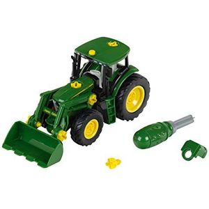 Theo Klein 3903 Tractor John Deere | met voorlader en contragewicht | Afzonderlijke onderdelen demonteerbaar | Speelgoed voor kinderen vanaf 3 jaar
