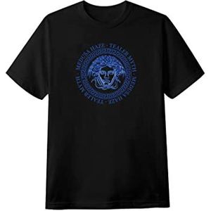 Tealer T-shirt medusa unisex, zwart.