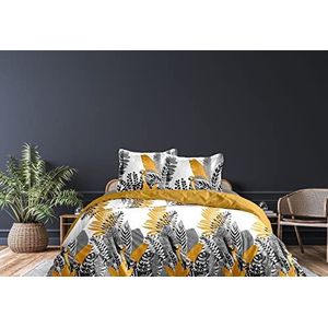 3-delige beddengoedset Tropical Luxe, 260 x 240 cm