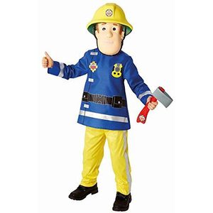 Rubies - Disney-kostuum voor kinderen, luxe brandweerman Sam - maat M - I-610901M