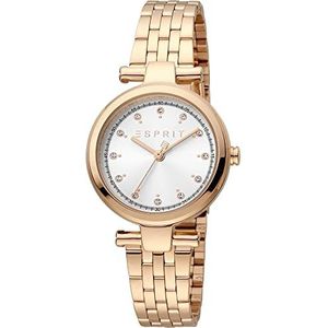 ESPRIT Casual horloge ES1L281M1085, zilvergrijs, casual, Zilver Grijs, Casual