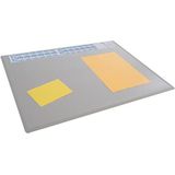 DURABLE Bureau-onderlegger 650 x 500 mm met jaarkalender en transparant deksel PP grijs