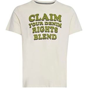 Blend t-shirt heren, 120804/Cloud Cream