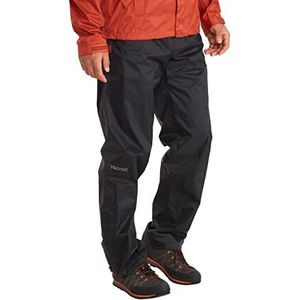 Marmot PreCip Eco Pant Shorts voor heren, hardshell regenbroek, lichte regenkleding, winddicht, waterdicht, ademend, voor wandelen, zwart, XXL