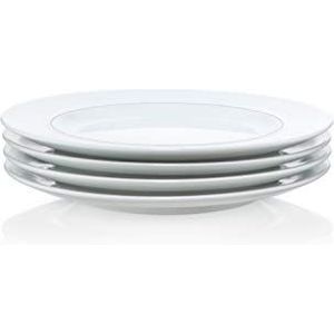 K11950-83 BLAA platte borden, 4-delig, Ø 18 cm