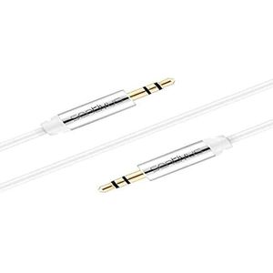 Sentivus Audiokabel rond - stekker 3,5 mm / stekker 3,5 mm - 3,00 m - wit