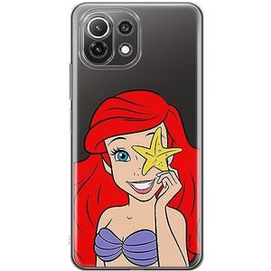 ERT GROUP Mobiele telefoonhoes voor Xiaomi 11 LITE 4G / 11 LITE 5G Origineel en officieel gelicentieerd Disney-motief Ariel 009 passend bij de vorm van de mobiele telefoon, gedeeltelijk bedrukt