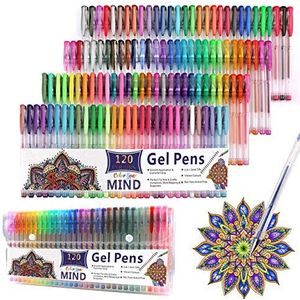 Gelpennen 120 kleuren gelpen voor volwassenen en kinderen kleurboek schrijftekening