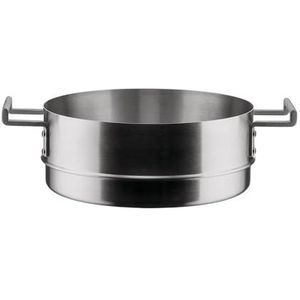 Alessi Convivio-Stoom-inzetmand-Mat-RVS-H-10-cm