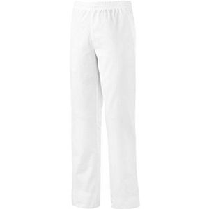 BP 1646-400-21-Sn Uniseks broek met elastiek aan de tailleband 215 g/m² wit
