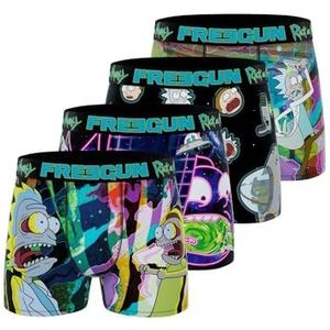 FREEGUN FREEGUN Boxershorts Fg/Rem/Am/1/Pk4 herenslip (4 stuks), Meerkleurig