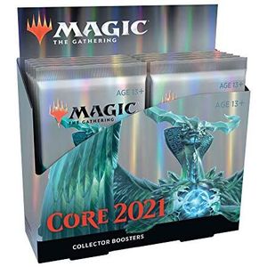 Magic The Gathering MTG Core Set 2021 Collector Display 12 boosters Engels, C7510000