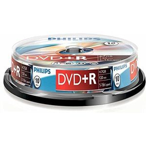Philips DR4S6B10F/00 10 DVD+R Spindle 16x 120min 4,7GB